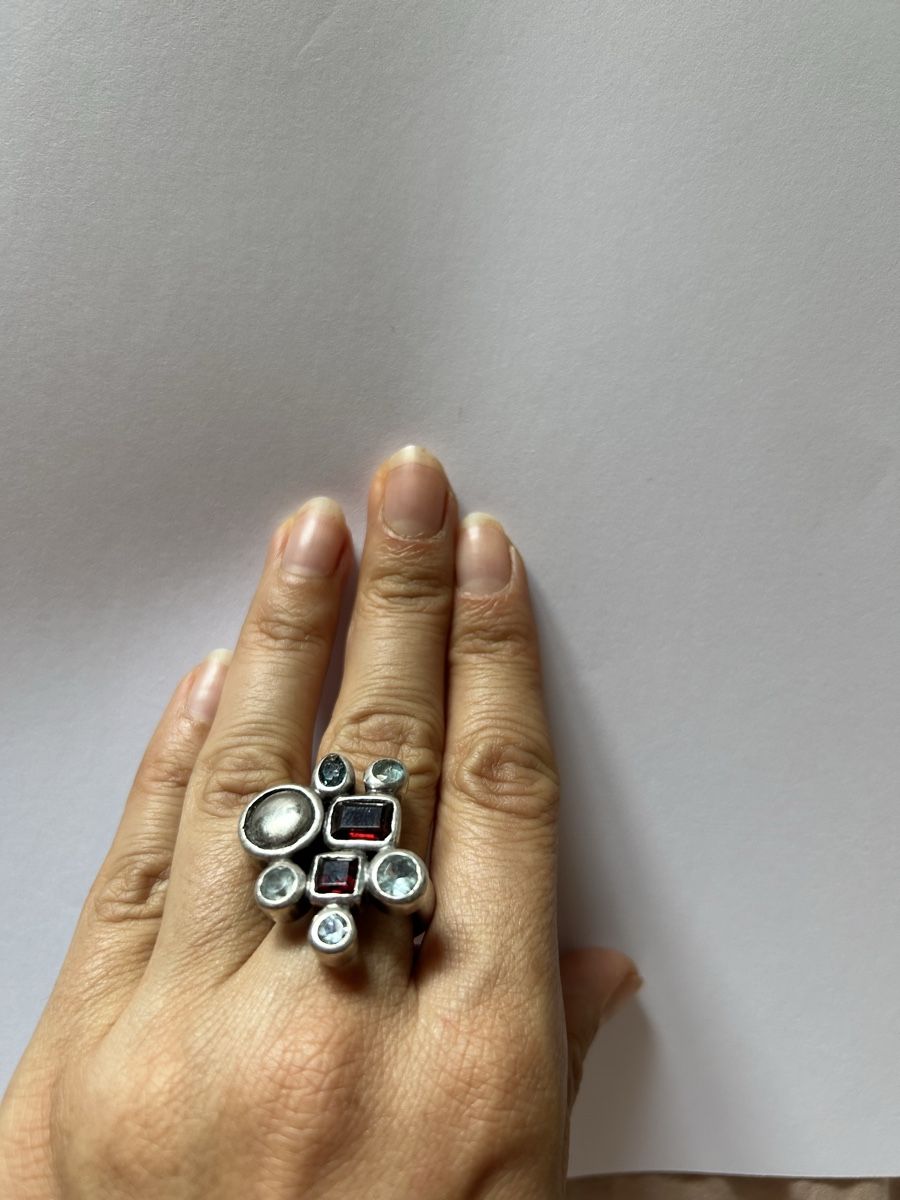 Anelli: Bague moderniste avec bohème – Usato da Grimisuat venduto da eliseba88 8
