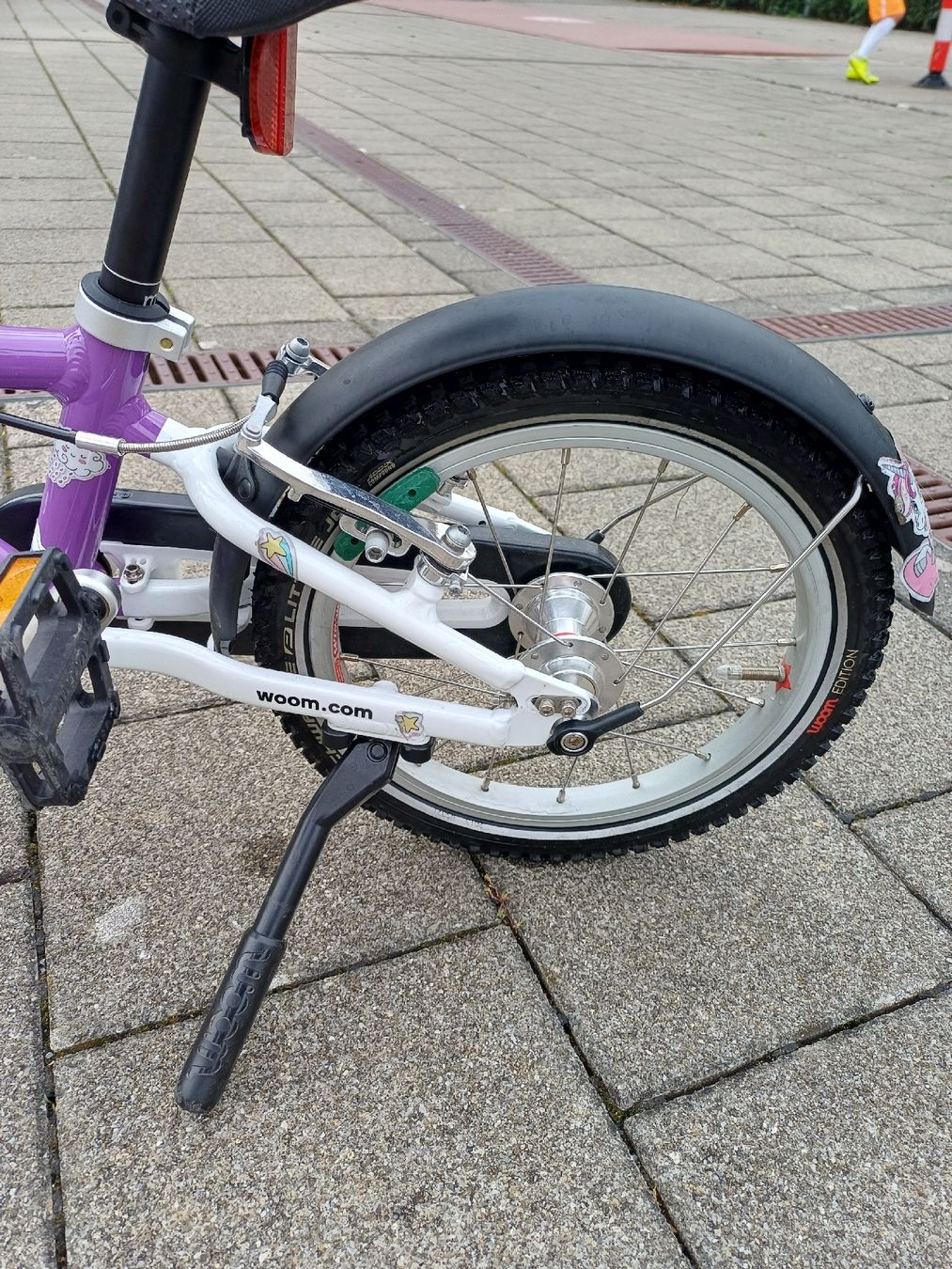 Woom Biciclette: Woom 2 Lila violet kinderfahrad 14" – Usato da Steffisburg venduto da Mr.T02 6
