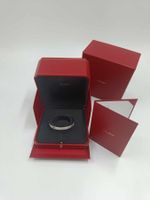 CARTIER " LOVE " ARMREIF PAVÉ IN 750 WEISSGOLD, FULL SET