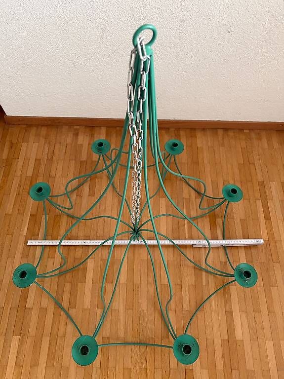 Lampadari & plafoniere: Antiker Hängeleuchter mintgrün, Metall – Usato da Hergiswil NW venduto da MiTerwi 2