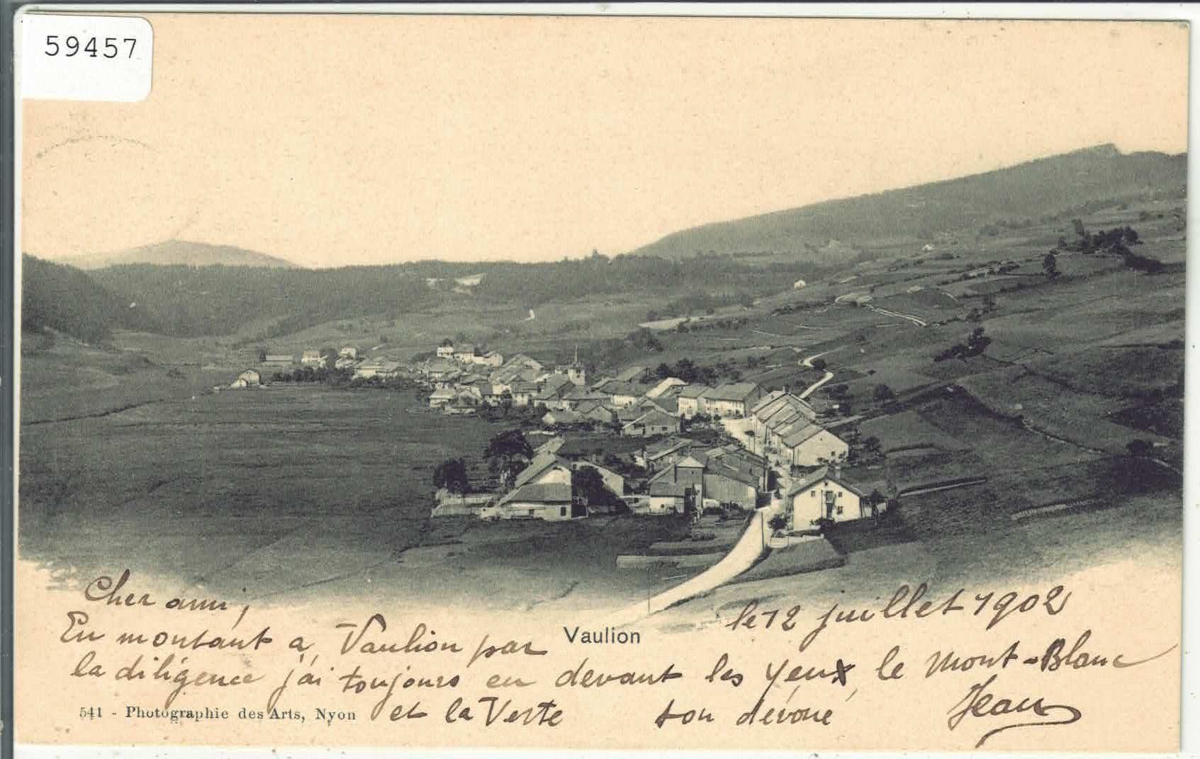 Cartes postales: Vaulion  - Vue generale – D'occasion à Ettingen par Kartenplanet