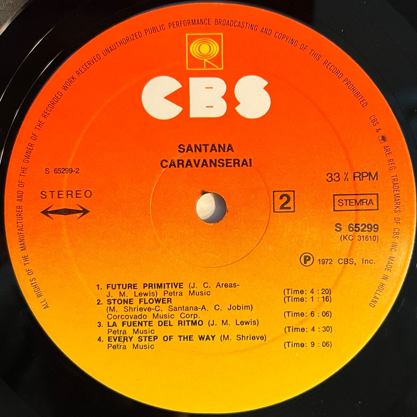 Dischi in vinile: SANTANA - CARAVANSERAI - 33 Tours – Usato da Bussigny venduto da vinyl-pas-cher 3