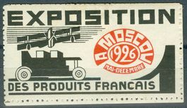 1926 Frankreich Ausstellungsvignetten