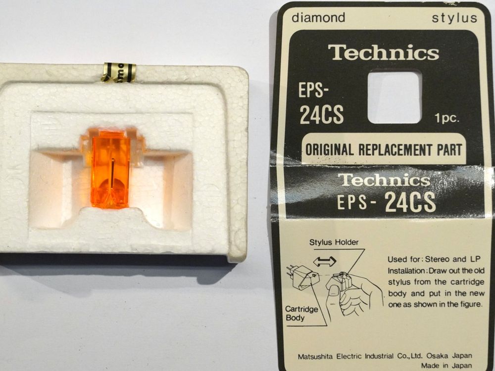 Aiguille Diamant De Remplacement Pour Platine Vinyle Panasonic/Technics - Compatible EPS-22, 23C, 24CS, Etc.