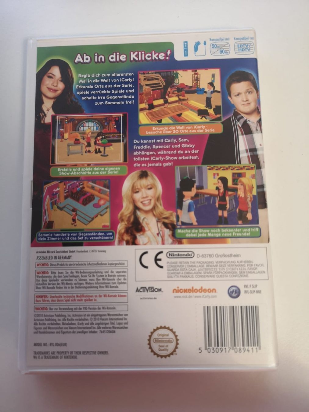 Nintendo Jeux: iCarly 2 (Wii) – D'occasion à Herisau par Seyashop1 2