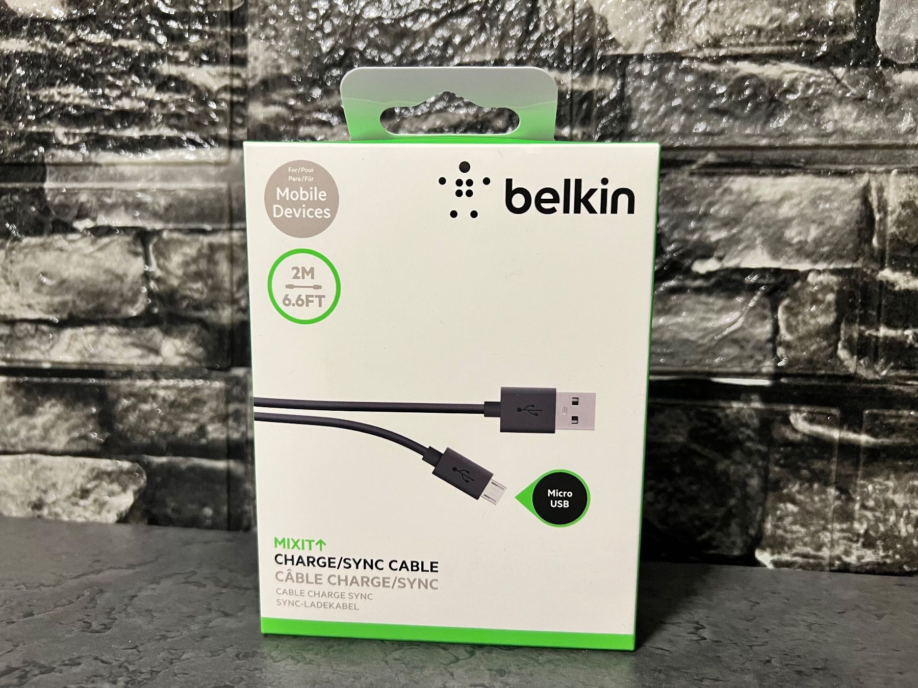 Belkin Cavi: Belkin MIXIT Ladekabel, Micro-USB, 2 m, schwarz – Nuovo e nell'imballaggio originale da Bern venduto da No1e