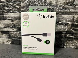 Belkin MIXIT Ladekabel, Micro-USB, 2 m, schwarz