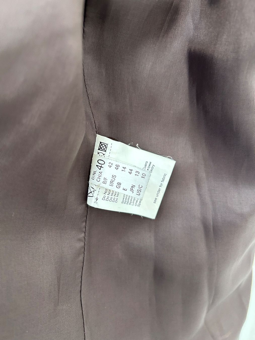 Gerry Weber Giacche: Gerry Weber brown leather jacket (D40/L) – Usato da Rüschlikon venduto da Tey_sl 5