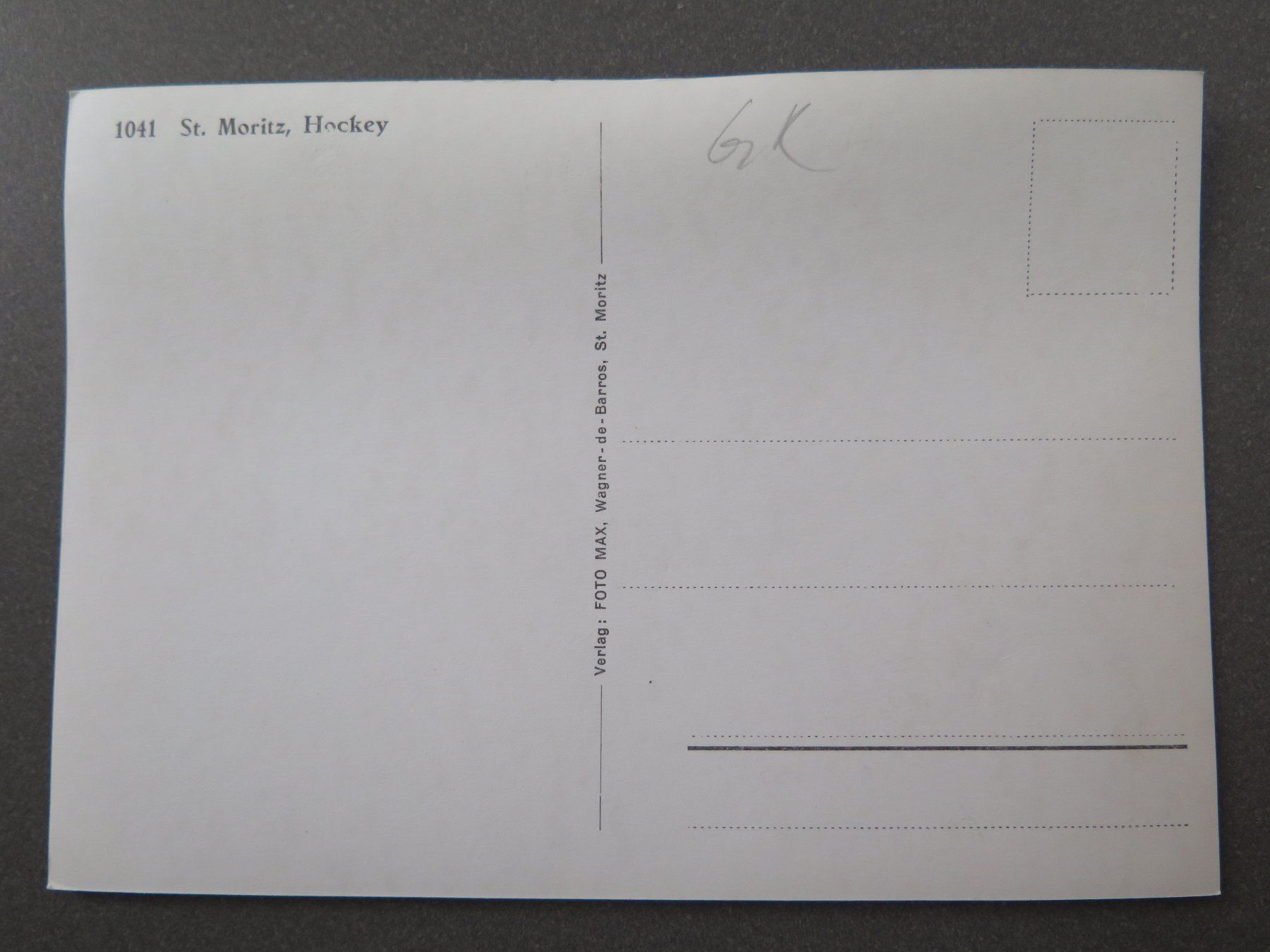 Cartoline postali: ST. MORITZ - EISHOCKEY – Usato da Wittenbach venduto da lipasal 2