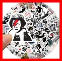 50 tlg Stickers Banksy Street Art Aufkleber Graffiti Kunst