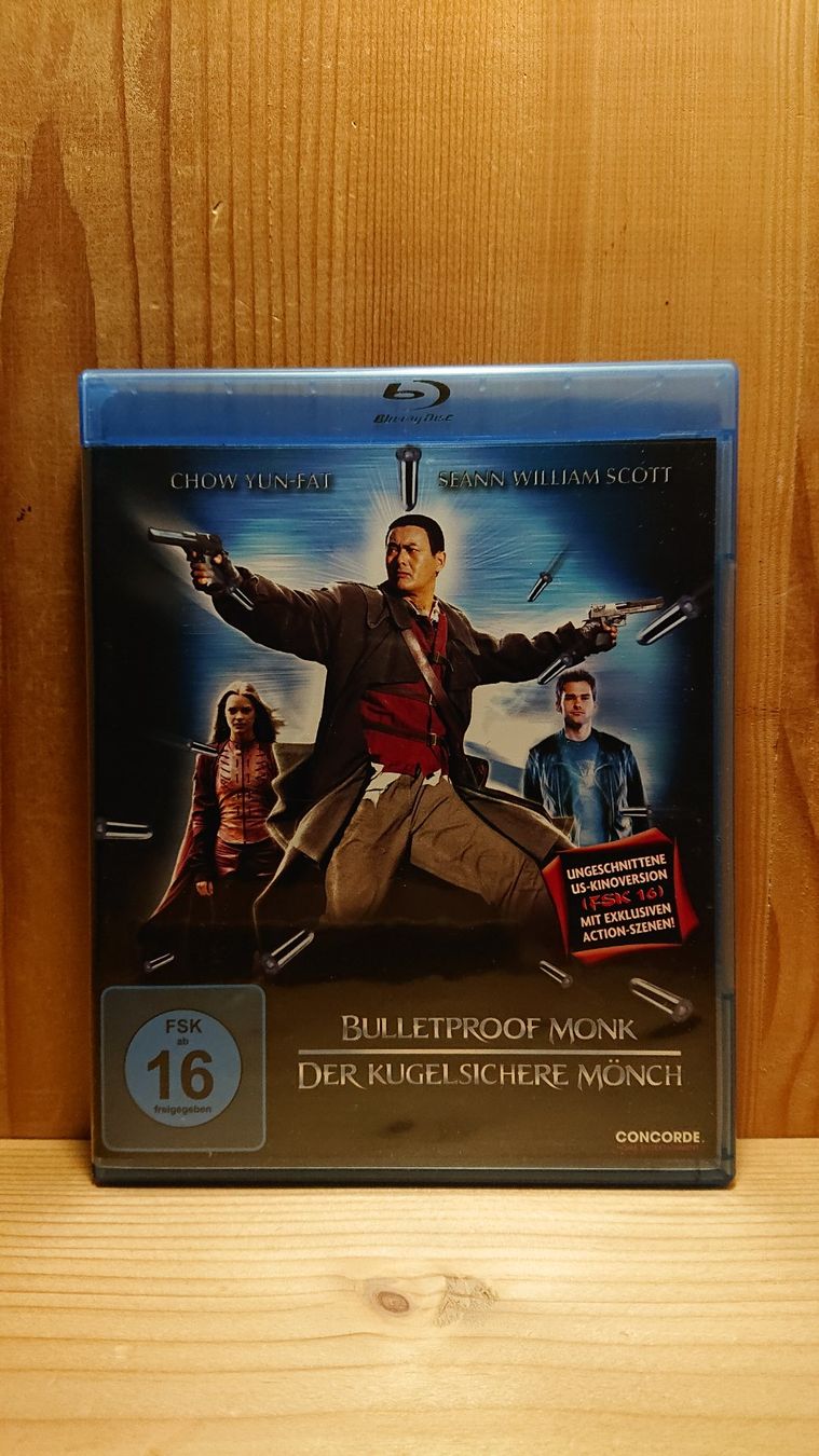 Tutti i DVDs: BULLETPROOF MONK Der Kugelsichere Mönch auf Blu-Ray – Usato da Wilderswil venduto da Exebub