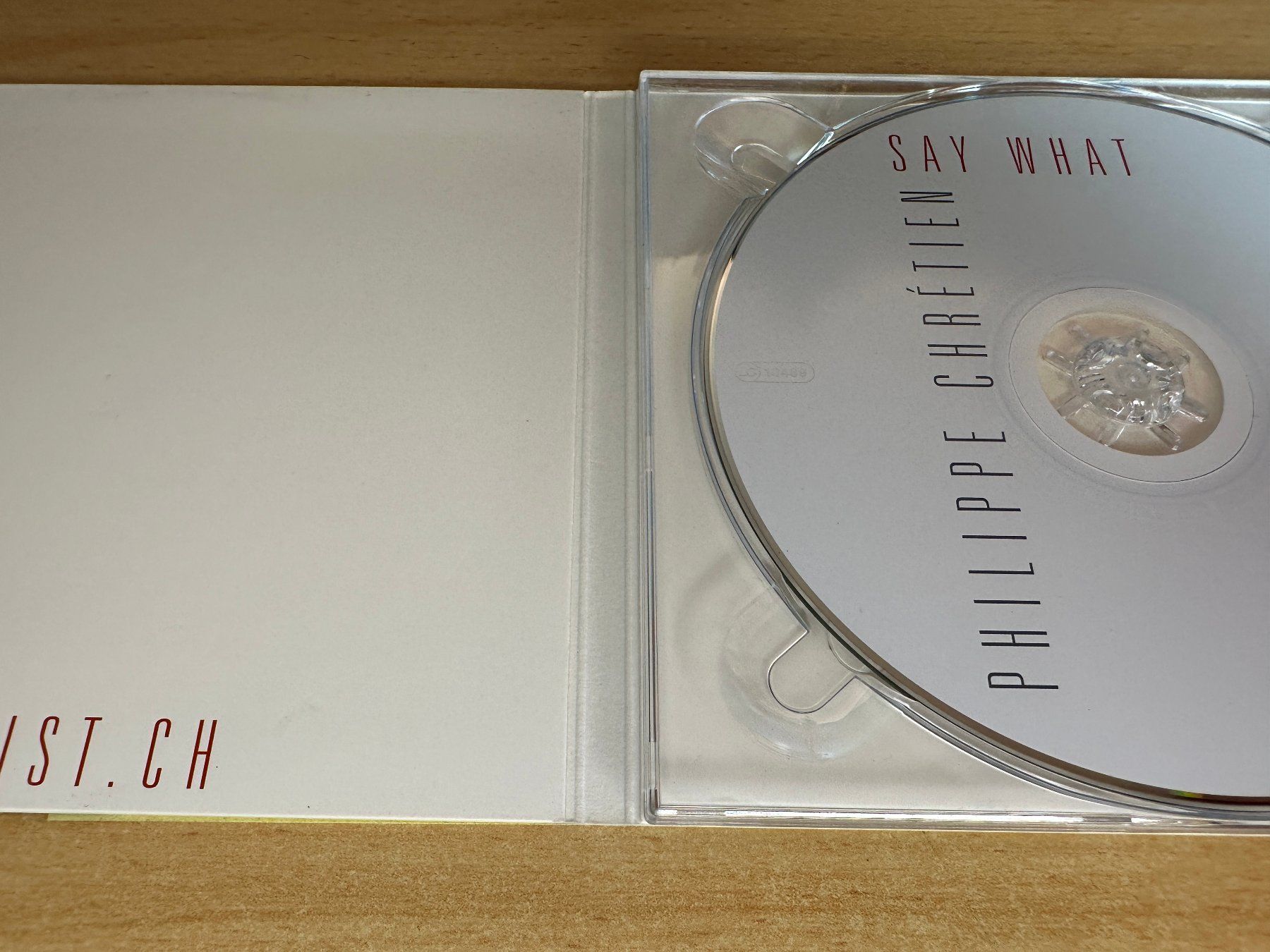 CD: Philippe Chrétien – Say What – Usato da Rikon im Tösstal venduto da Alpenmutz 2