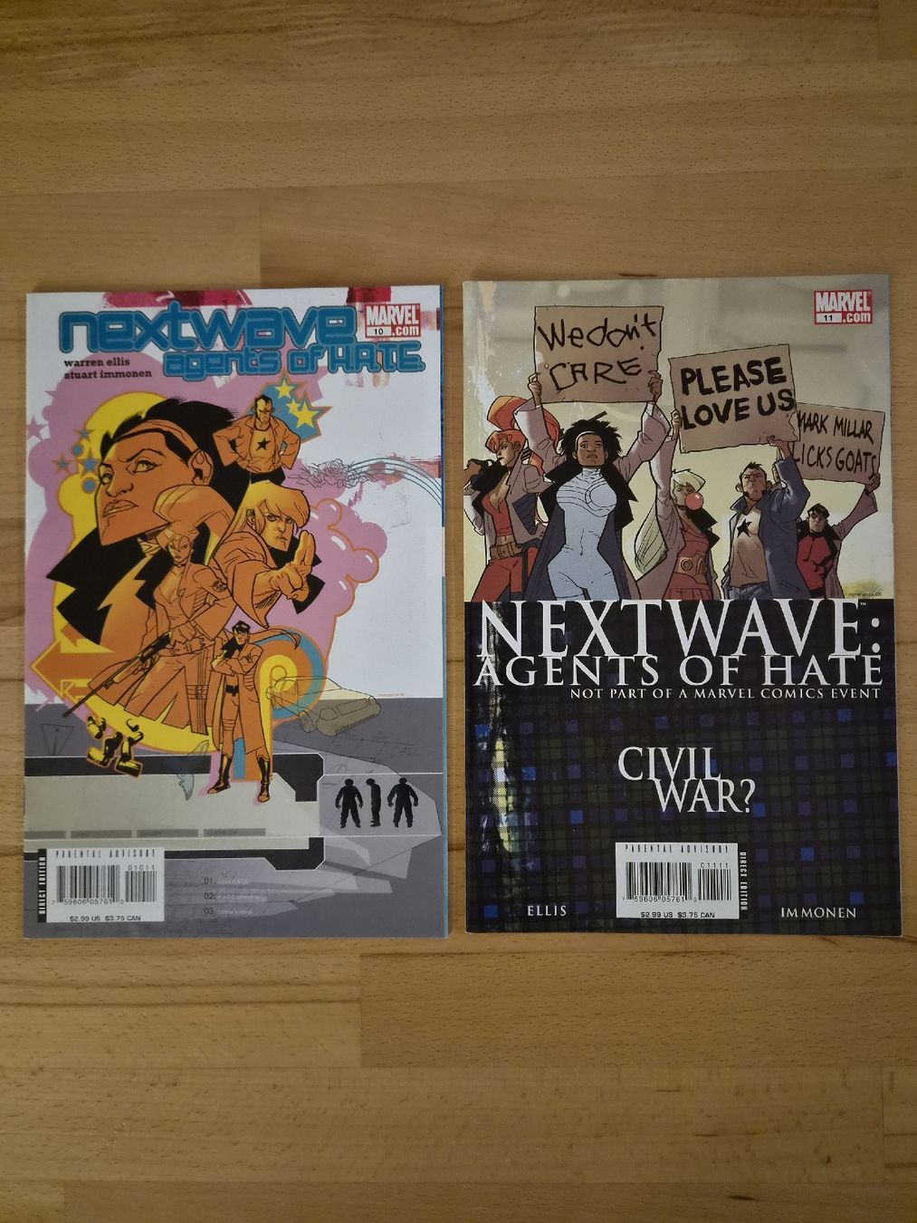 Fumetti: Nextwave: Agents of H.A.T.E. #2-11 – Usato da Biel/Bienne venduto da collector_comics 9