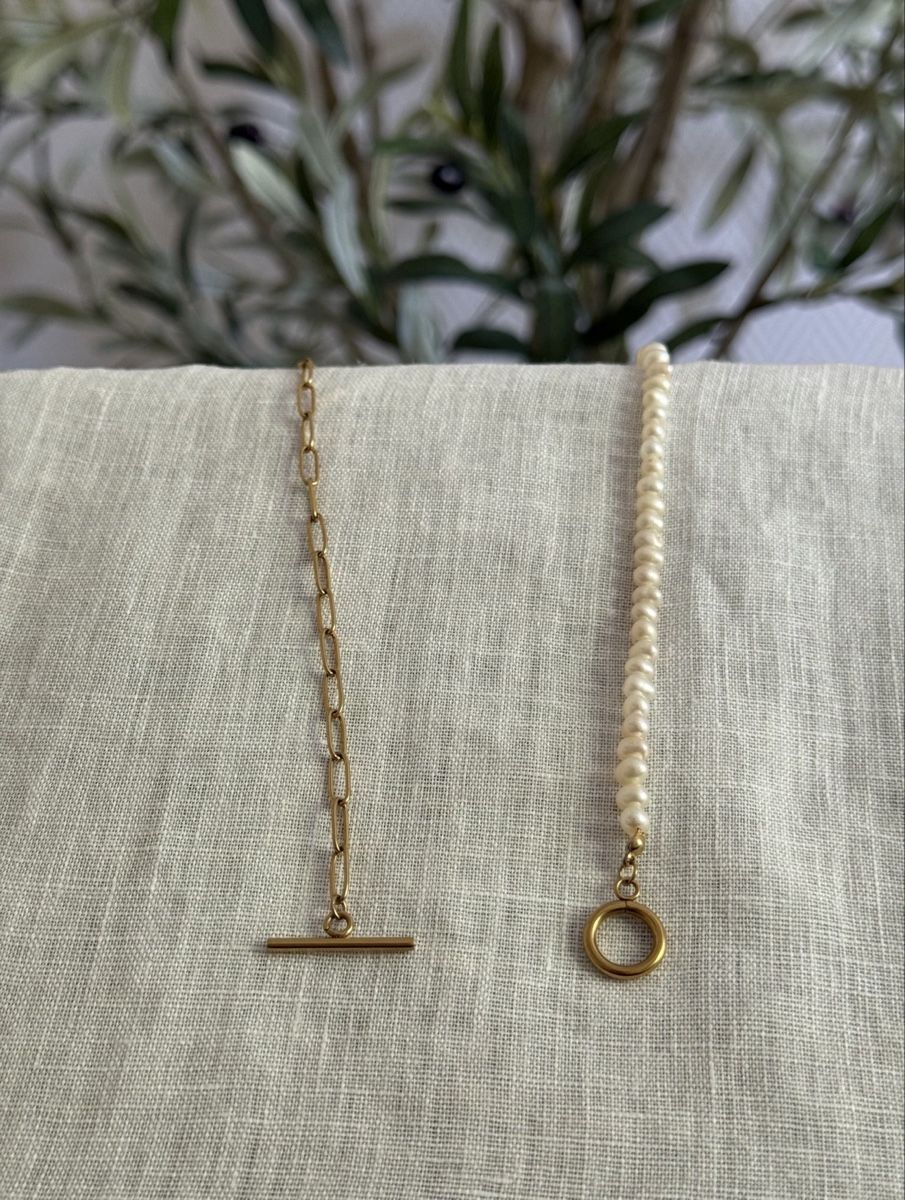 Catenine: PERLENKETTENGLIED- TOGGLE-COLLIER – Nuovo (secondo la descrizione) da Stäfa venduto da prelovedarchive 2