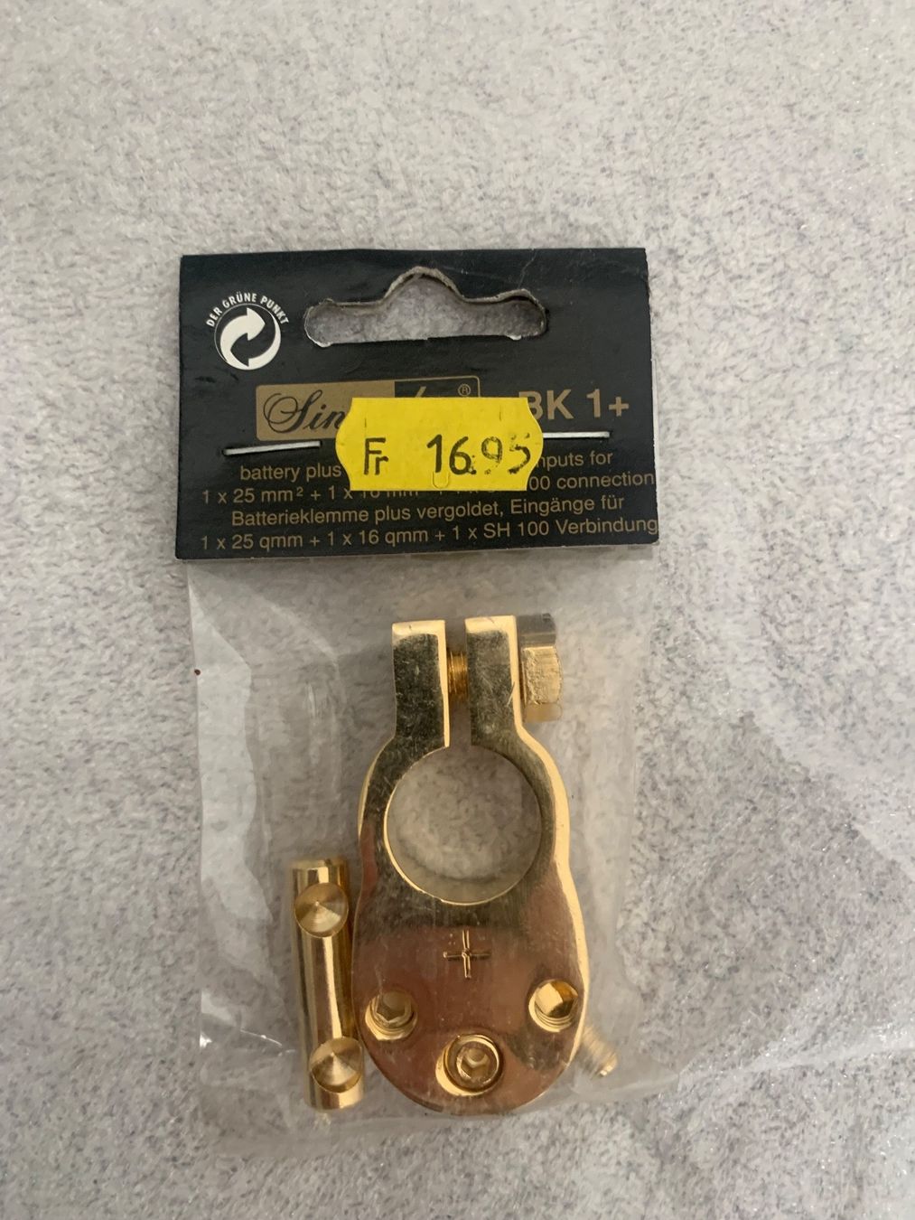 Batterie: Batterieklemme – Nuovo e nell'imballaggio originale da Schaan venduto da fiu_czw9 1