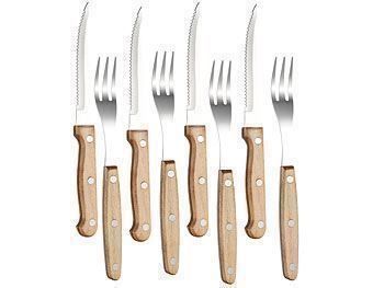 Coltelli da cucina: Steakmesser mit Holzgriff, Nr. 1k – Nuovo e nell'imballaggio originale da Kottwil venduto da Crazyrolf 1