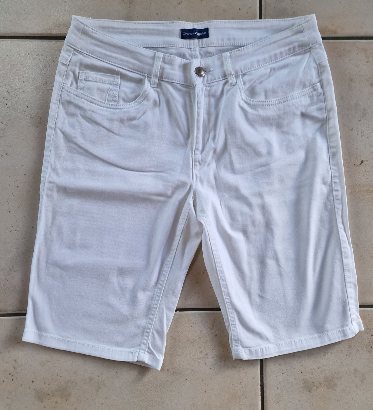 Pantaloni: Jeans Hose weiss 40 – Usato da Falera venduto da Fudax