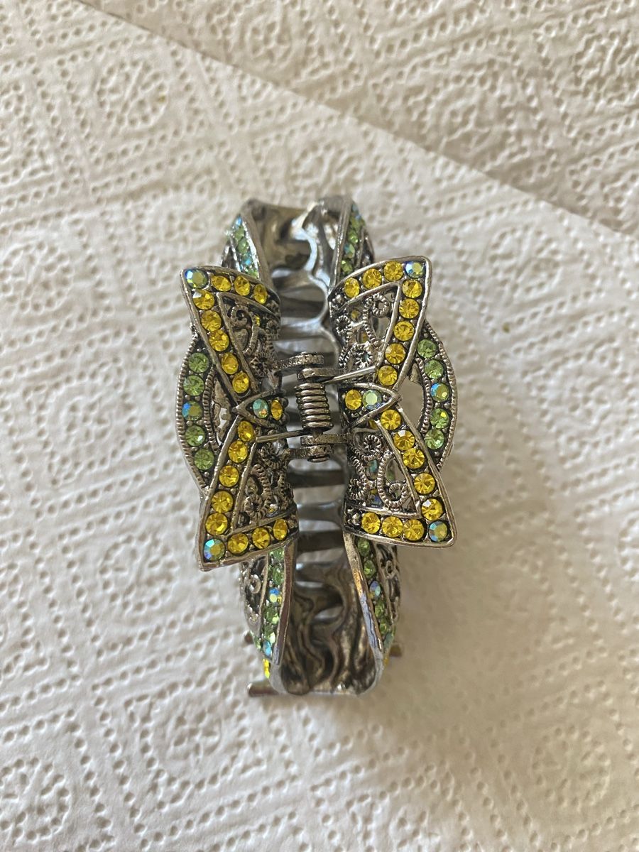 Accessori per capelli: Haarspange mit Strass, neuwertig, ein Blickfang! – Nuovo (secondo la descrizione) da Russikon venduto da Honolulu-2019 1