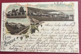 Gruss aus Horgen Litho 
