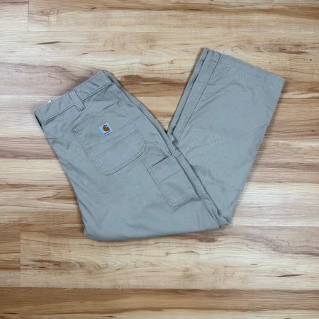 Vintage Carhartt Carpenter Hose Beige 00s