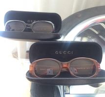 Sonnenbrillen Gucci 2 Paar braun schwarz guter Zustand