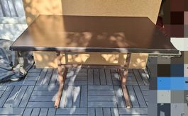 Stabiler Metall Gartentisch klappbar