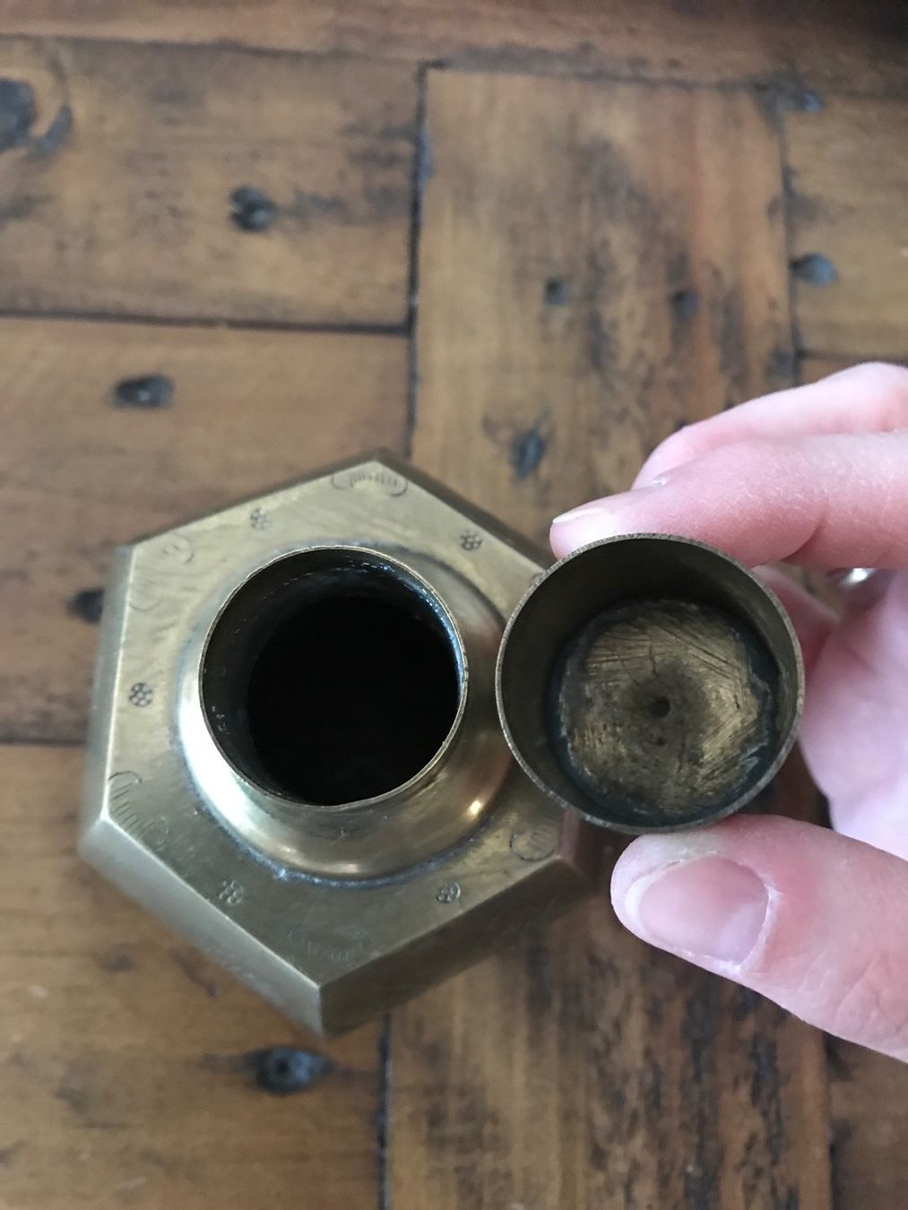 Bottiglie: Alte Flasche Messing – Usato da Rapperswil SG venduto da cosiba01 5