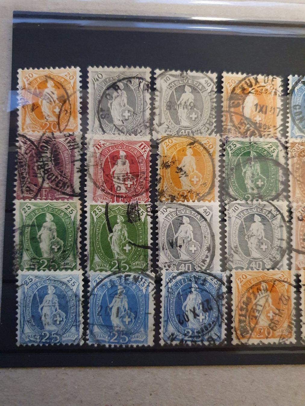 Tutti i francobolli: Lot Stehende Helvetia 14# – Usato da Balgach venduto da SIMEON27 1