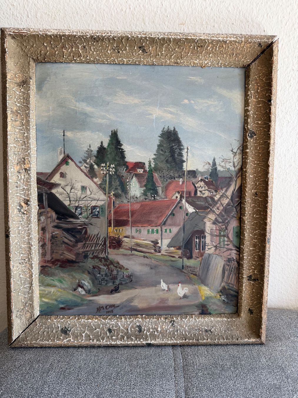 Dipinti: HM. CARL 1948 Original Gemälde – Usato da Basel venduto da PAUL_ART 3