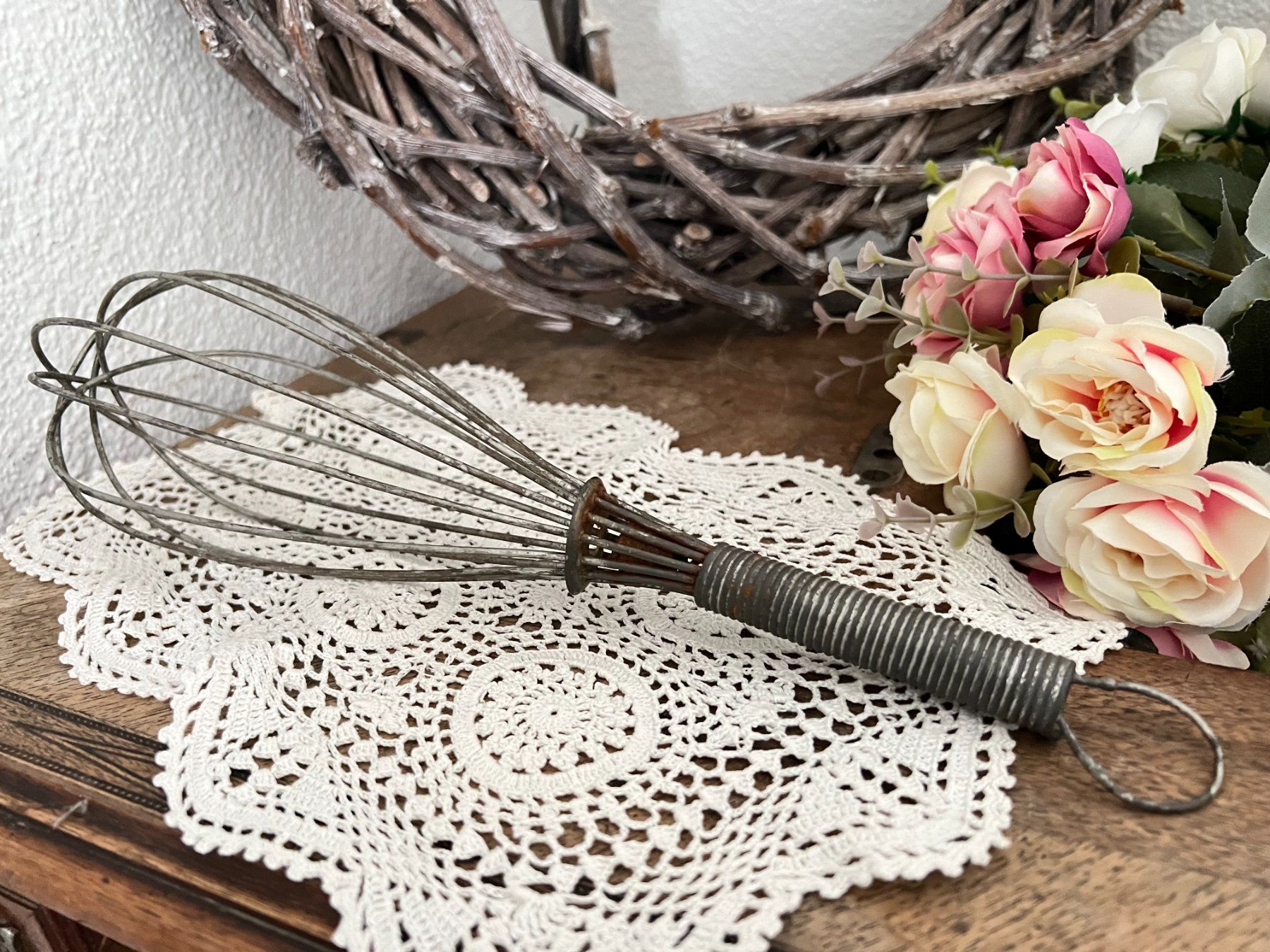 Elettrodomestici da cucina: Vintage Schneebesen -  Shabby – Usato da Walzenhausen venduto da Cerna007 4