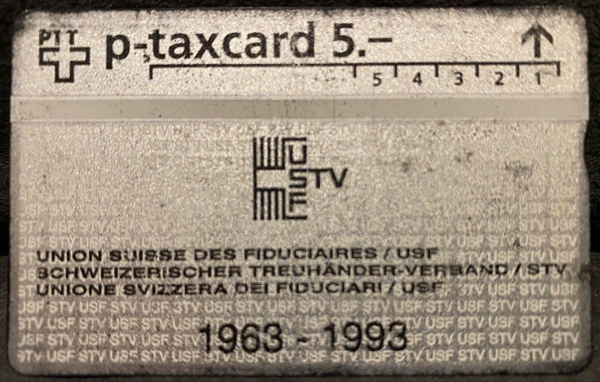 Schede telefoniche: P-taxcard – Usato da Lausanne venduto da babacard10