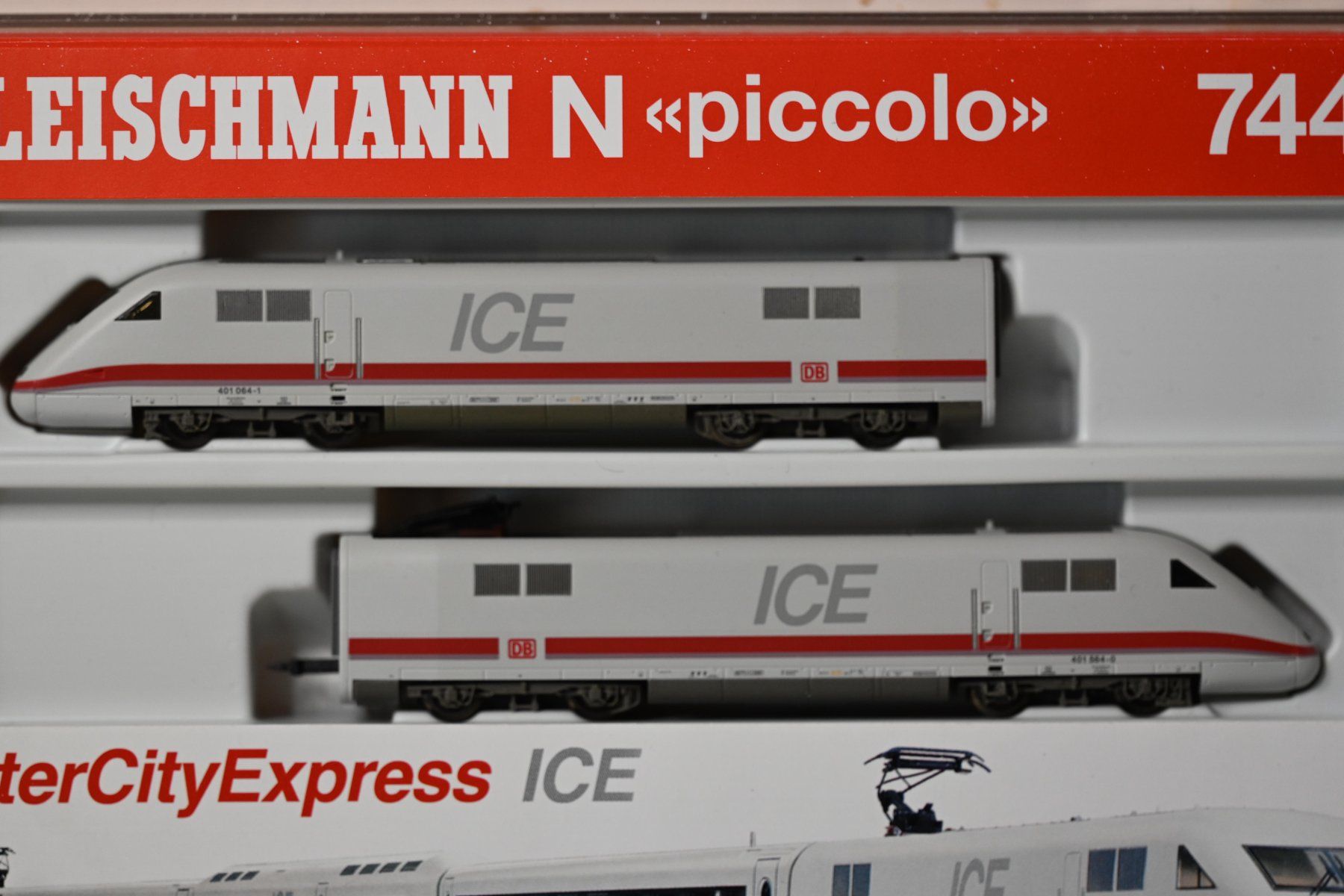 Fleischmann Trains électriques: Fleischmann Piccolo N 7440 ICE  Zugset mit OVP , läuft – D'occasion à Laupen ZH par Zmoewe 2