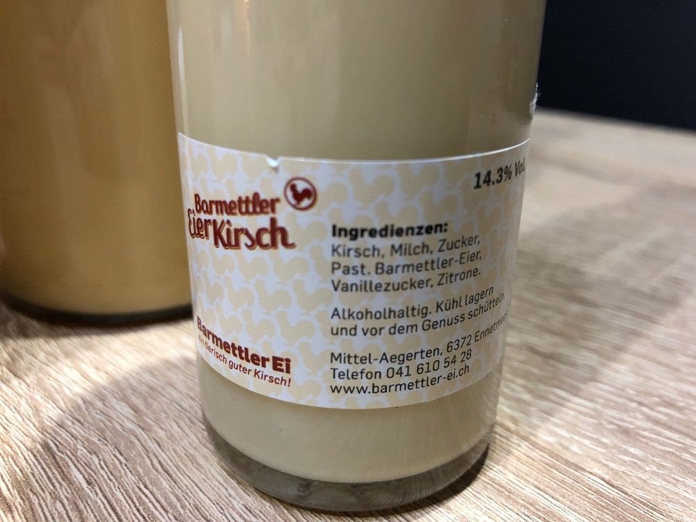 Barmettler Eier Kirsch ab 1.- (Gebraucht) in Emmen für CHF 2 – mit ...