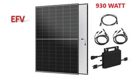 Solar - Balkonkraftwerk 930W inkl. Wifi Hoymiles WR NEU