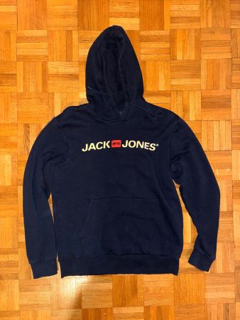 Sweat à capuche Jack Jones bleu marine taille M