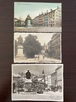 ST. GALLEN Vadian-Denkmal, belebt, Oldtimer, BERNA-LASTWAGEN