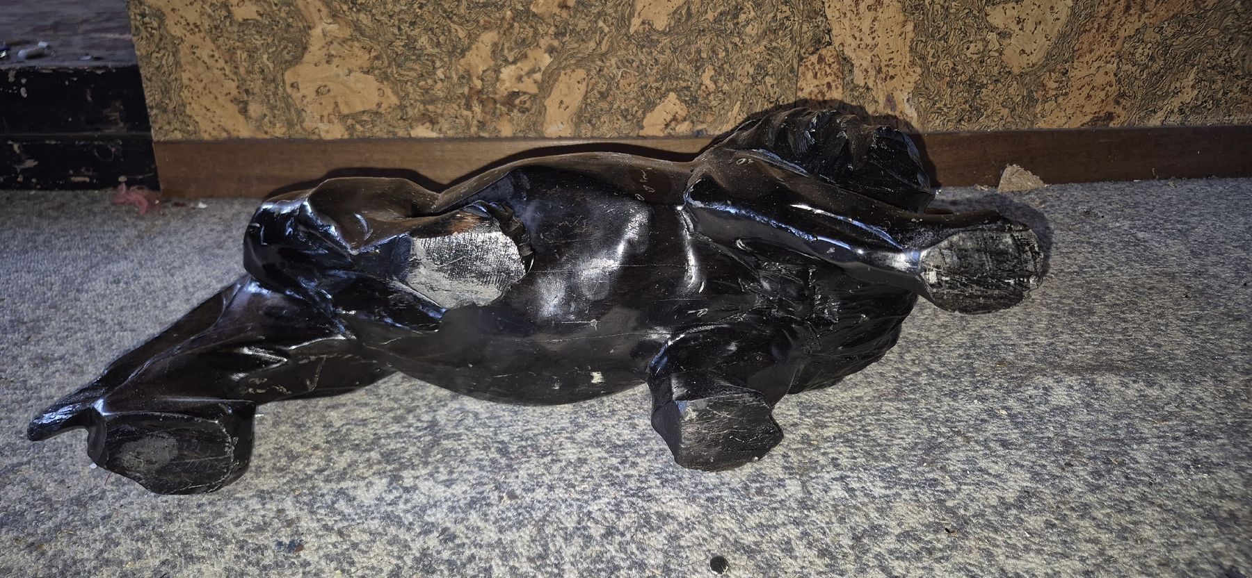 Figurines: Löwenfigur schwarz ca. 55cm Länge – D'occasion à Netstal par rin_qm2x 2