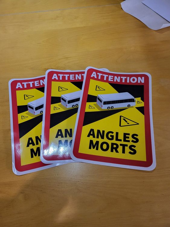 Wunderbar Angles Morts Aufkleber Ebenbild