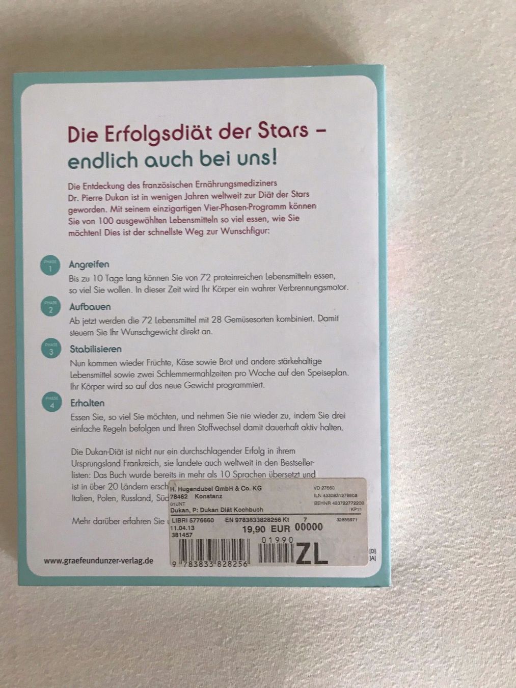 Libri: Die Dukan Diät – Nuovo (secondo la descrizione) da arbon venduto da dakin 1