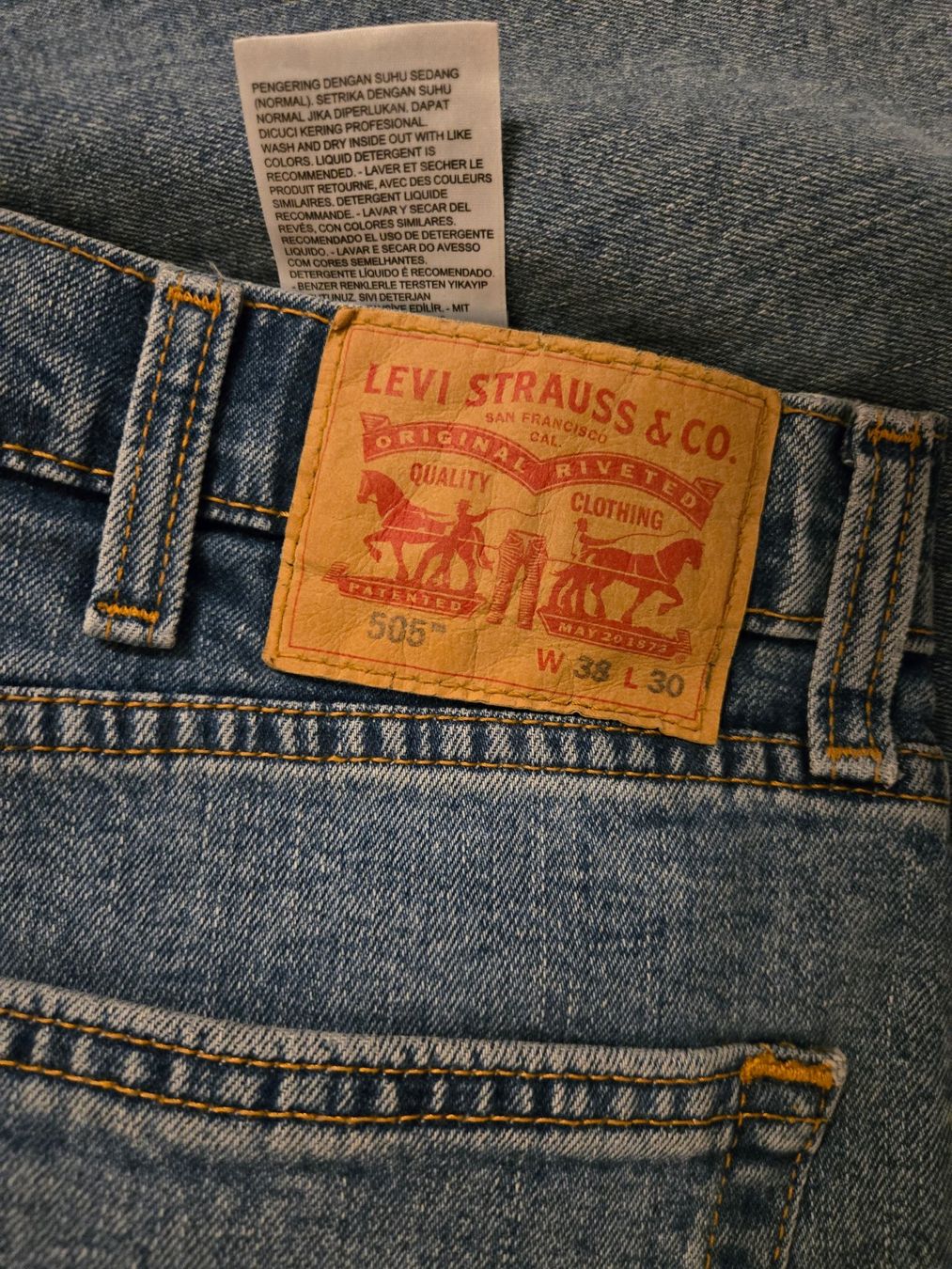 Jeans: Levis Jeans 505 Gr. 38x30 – Usato da Aarburg venduto da Pomaroli 1