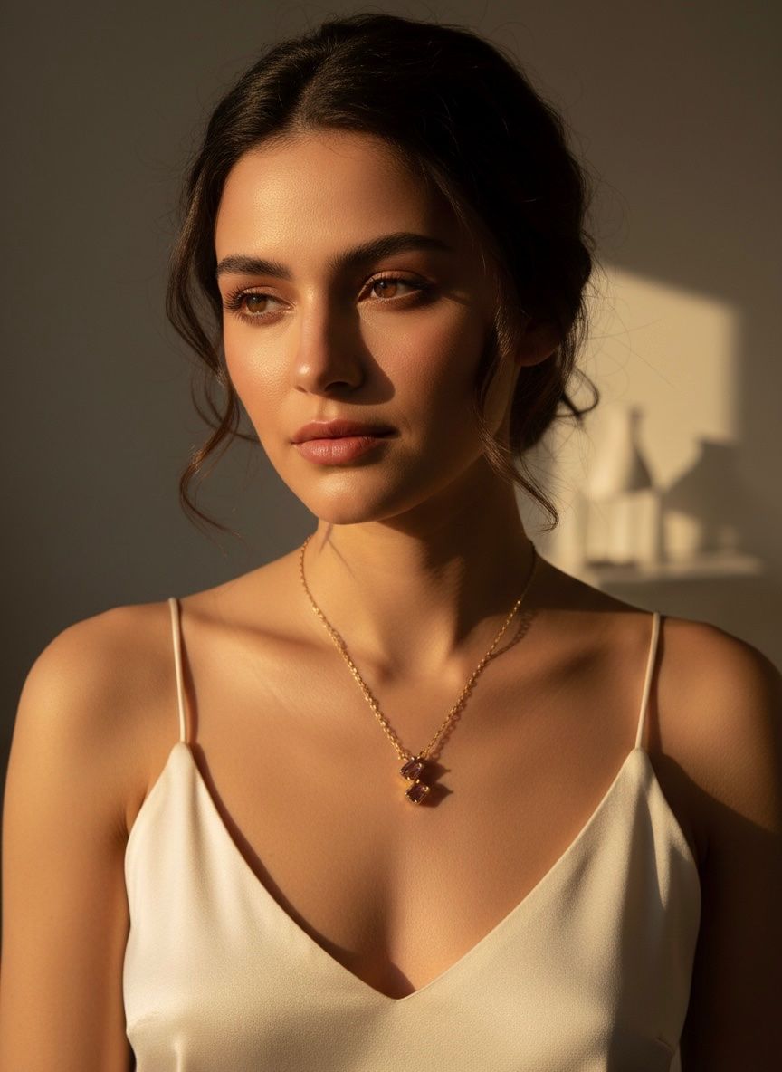 Catenine: Collier Duo de Tourmalines – Nuovo e nell'imballaggio originale da St-Maurice venduto da Sandrinette123