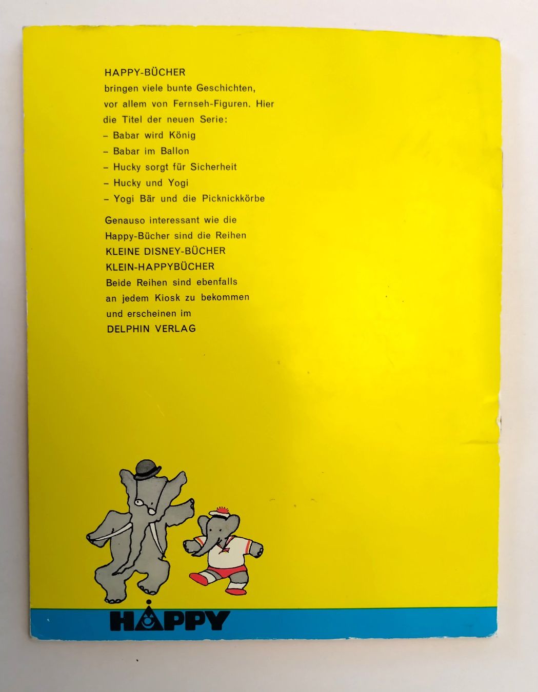 Bücher: Elefant Babar wird König  /  Happy Buch 1970 / Nr. 73 – Gebraucht aus Bellach von JingleJerry 6