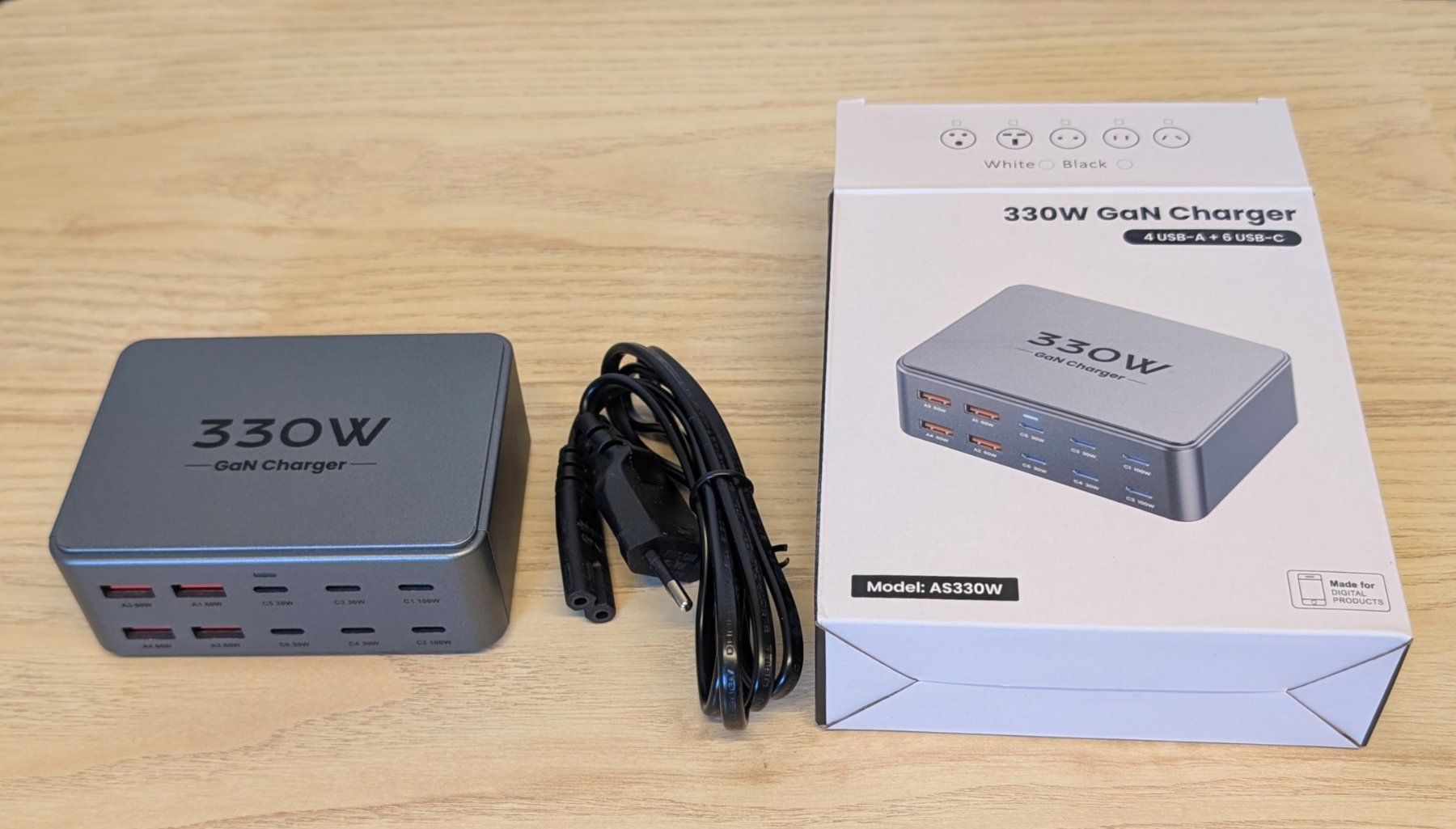 Caricabatterie: 330W USB GaN Ladegerät – Usato da Richterswil venduto da plisandro