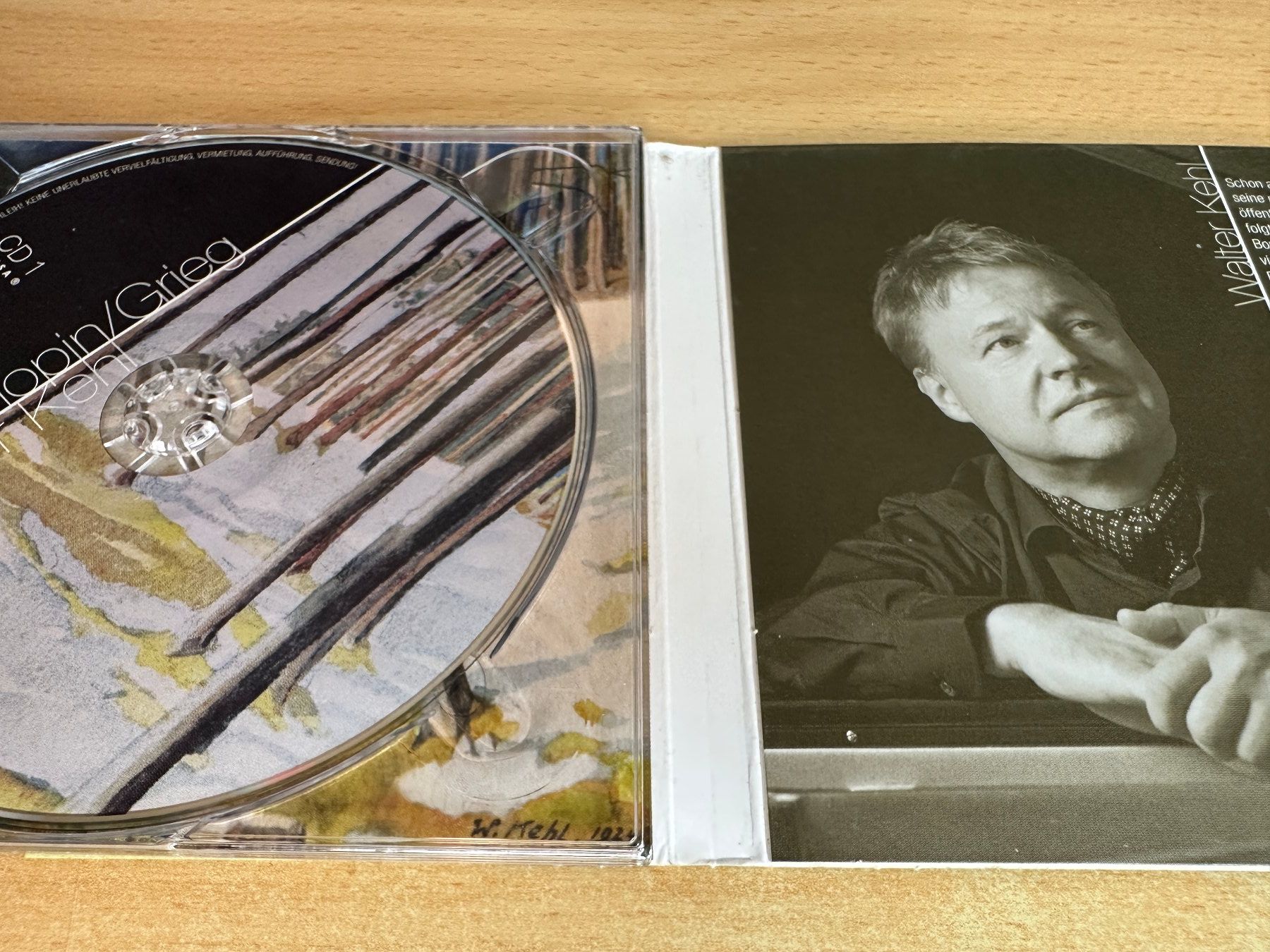 CD: Chopin & Grieg - Walter Kehl - 2 CD – Usato da Rikon im Tösstal venduto da Alpenmutz 2