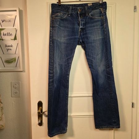 Replay Jeans, Gr.32 dunkle Waschung