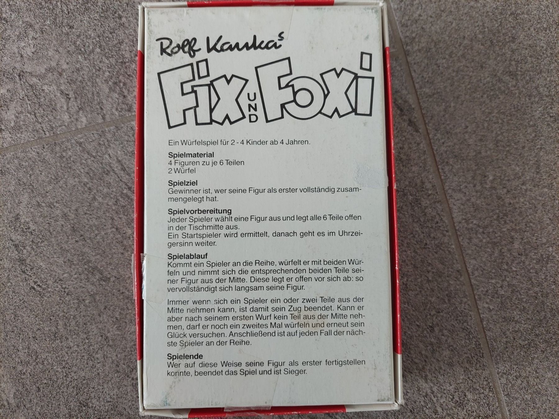 Giochi: Fix und Foxi Würfel Puzzle – Usato da Wiesendangen venduto da troawus 2