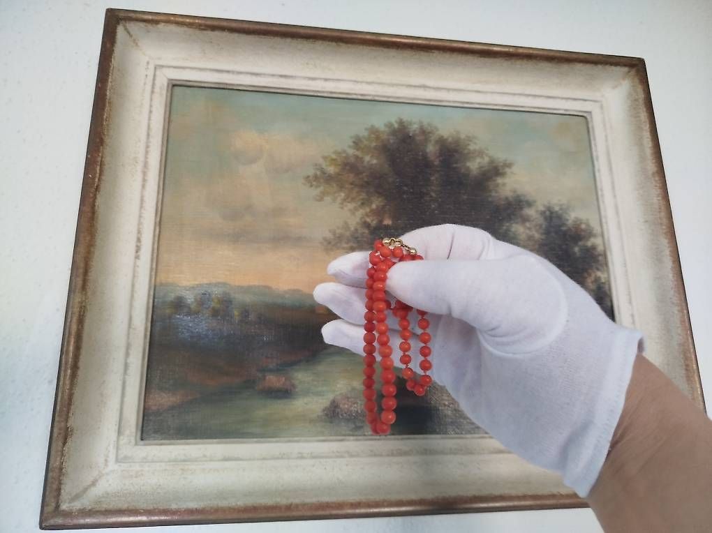 Catenine: Mediterranes Edelkorallen Halskette  – Usato da Rupperswil venduto da Viland_Dann 3