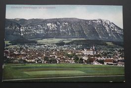 Solothurn Generalansicht m. Weissenstein  Fehlerhafte Rücks.