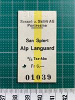San Spiert - Alp Languard, Billett, Pontresina, Skilift