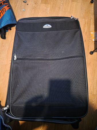 Samsonite Koffer schwarz Rollkoffer Grose Reisetasche mit...